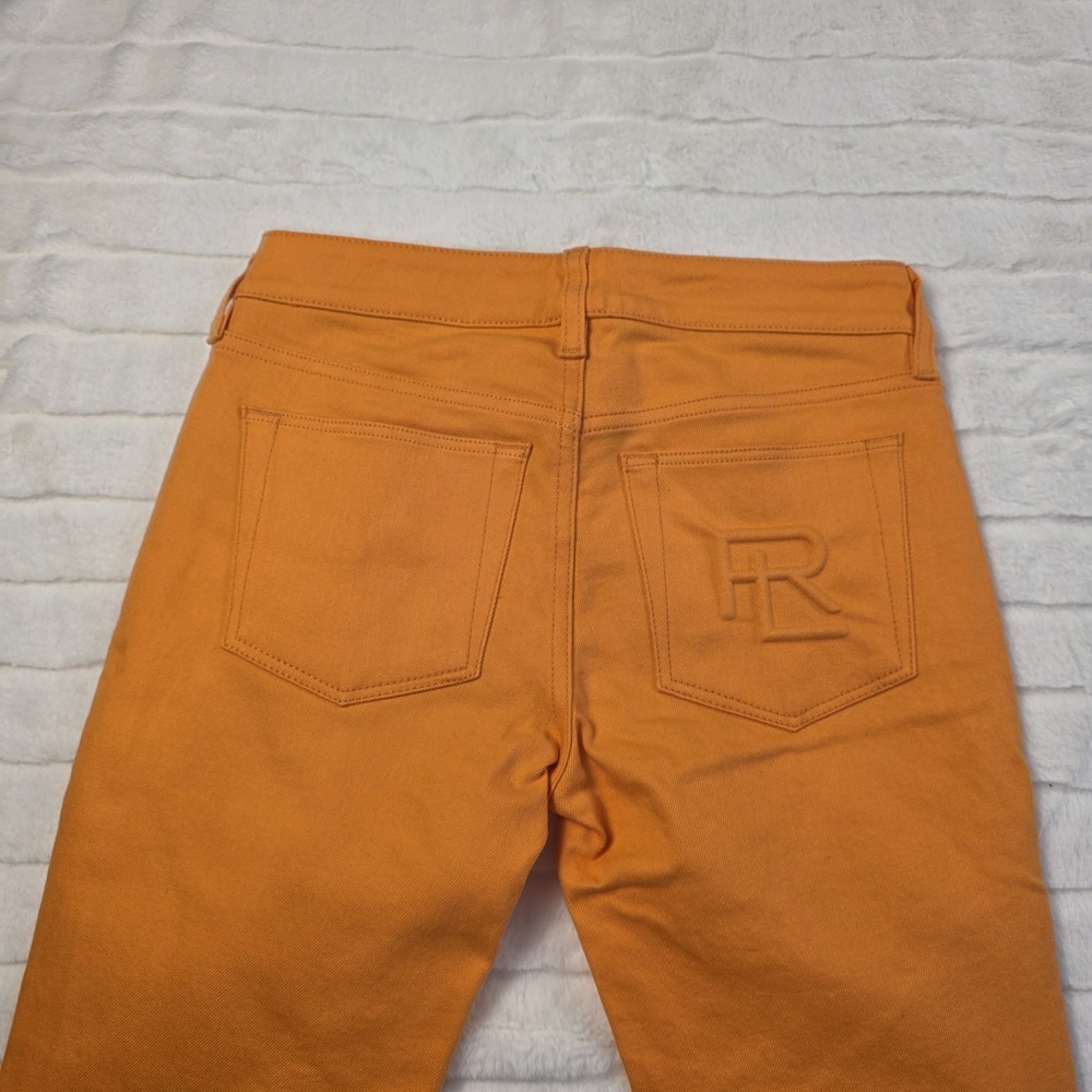 Ralph Lauren Purple Label Stacked Monogram 160 Slim Denim Jeans Womens 26 $590